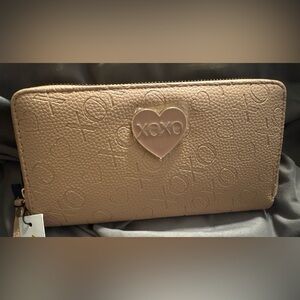 XOXO Blush Embossed Women's Wallet NWT